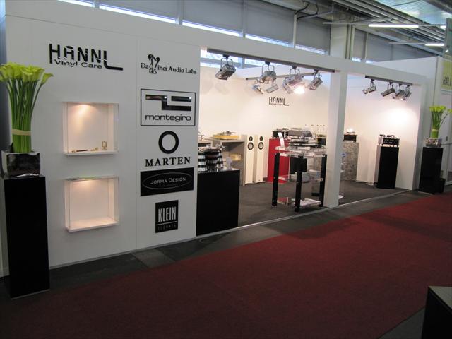 Messestand Hannl Vinylcare,Montegiro und Klein Technik - High End 2010